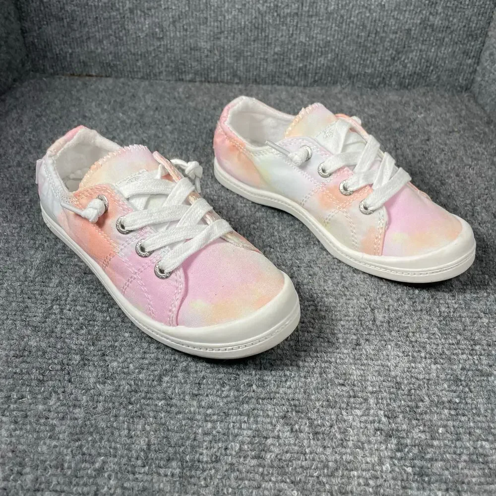 Roxy Youth RG Bayshore 4 Slip On Sneaker Size 13 Toddler Pink Casual